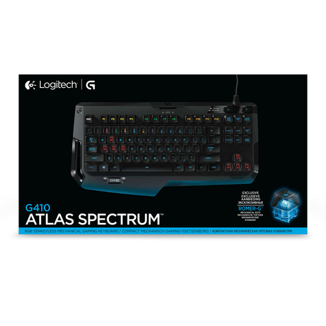 Logitech Gaming G410 Atlas Spectrum - Klávesnice - Usb