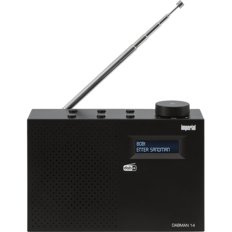 Telestar Dabman 14 - Přenosný - Digitální - Dab+,Fm - 87,5 - 108 Mhz - 174 - 240 Mhz - 1 W