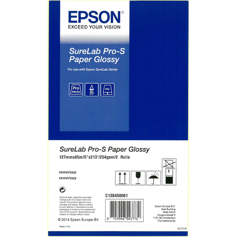 Epson Surelab Pro-S Paper Glossy Bp 5x65 2 Role