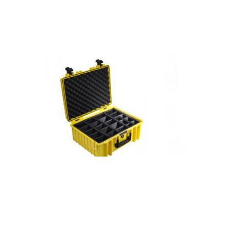 B&W Int. B&W Type 6000 - Kufřík/Classic Case - Žlutý - Pěnový - Univerzální Velikost - -40 - 80 °C - 510 Mm