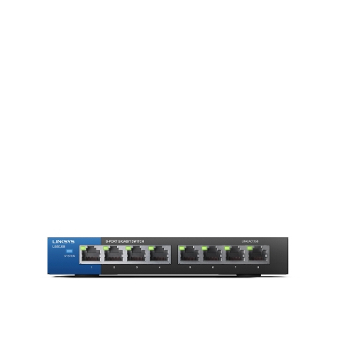 Linksys Lgs108 - Nespravovaný - Gigabit Ethernet (10/100/1000)