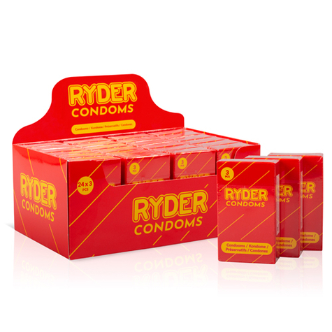 Ryder Condooms - 24 X 3 Kusy