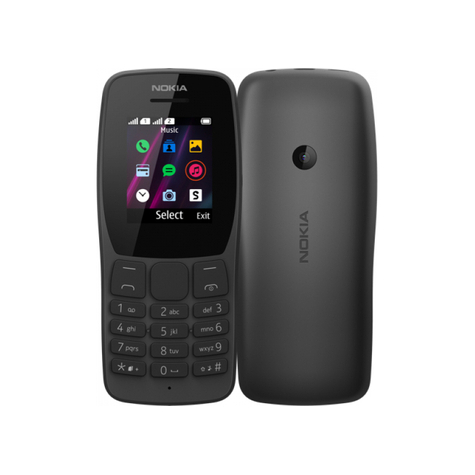 Nokia 110 Dual Sim Černá