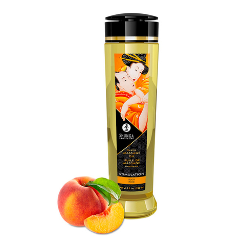 Shunga Massage Oil Stimulation (Peach) 240ml