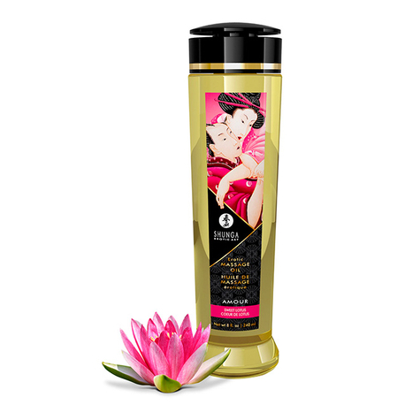 Shunga Massage Oil Amour (Sweet Lotus) 240ml