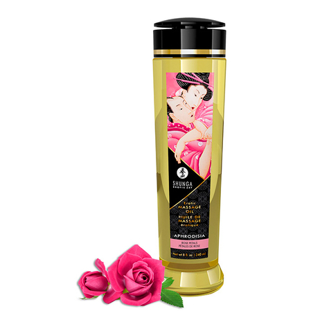 Shunga Massage Oil Aphrodisia (Rose Petals) 240ml