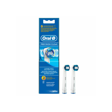 Náhradní Kartáčky Oral-B Precision Clean Eb20-2 (Balení 2 Ks)
