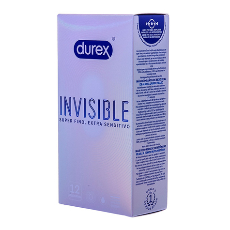 Invisible Super Fine Extra Sensitive 12 Kusů