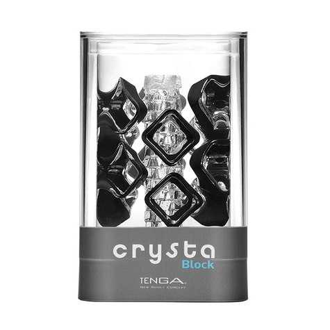 Tenga Crysta Block - Clear Masturbato