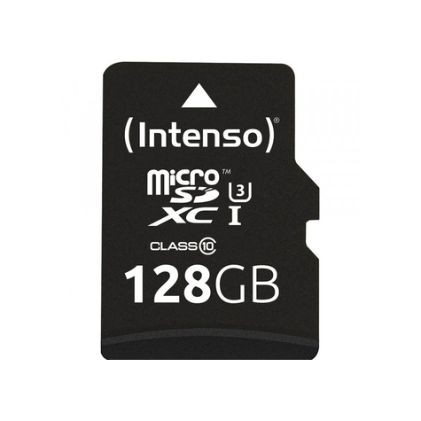 Paměťová Karta Intenso Secure Digital Card Micro Sd Uhs-I Professional 128 Gb