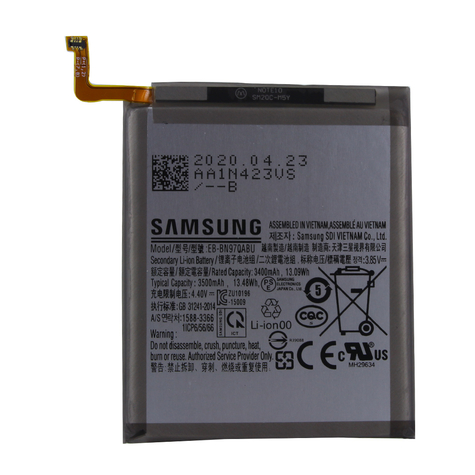 Samsung Ebbn970ab Samsung N970f Galaxy Note 10 Liion Baterie 3500mah