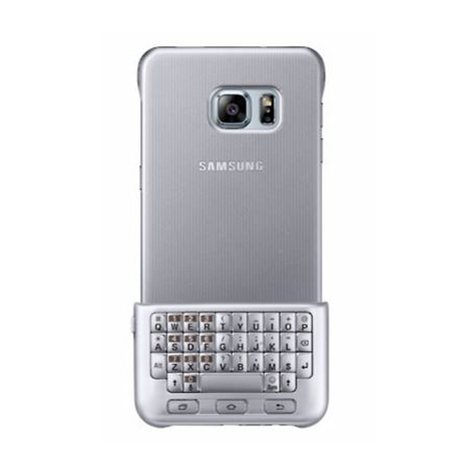 Samsung Ejcg928 Kryt Klávesnice S Klávesnicí G928f Galaxy S6 Edge Plus Stříbrný