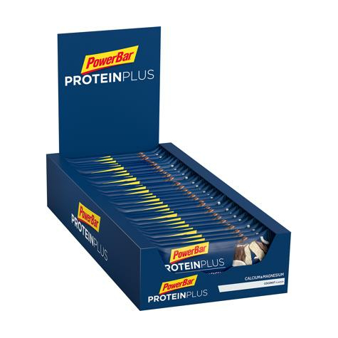 Powerbar Protein Plus + Minerals, 30 X 35 G Bar, Coconut