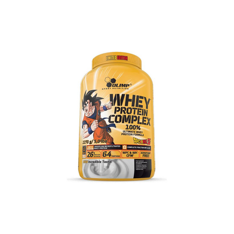 Olimp Syrovátkový Proteinový Komplex 100 %, Limitovaná Edice Dragon Ball Z, 2270 G Plechovka, Cookies & Cream