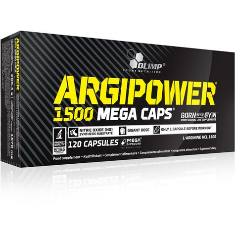 Olimp Argi Power 1500 Mega Caps, 120 Kapslí