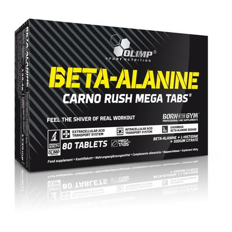 Olimp Beta-Alanin Carno Rush Mega Tabs, 80 Tablet