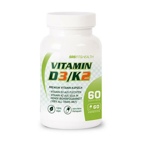 Srs Vitamin D3/K2, 60 Kapslí Dávka