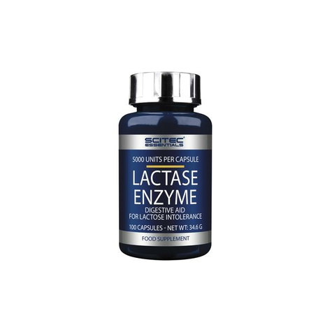 Scitec Essentials Enzym Laktáza, Dávka 100 Kapslí