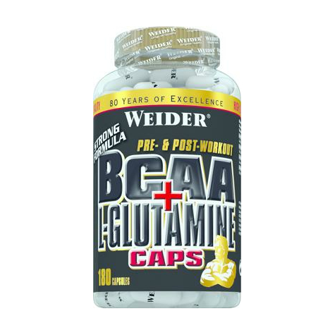 Joe Weider Bcaa + L-Glutamin Caps, 180 Kapslí Může