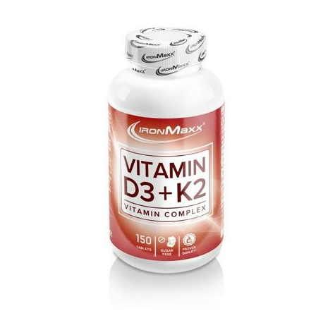 Ironmaxx Vitamin D3 + K2, Dávka 150 Tablet