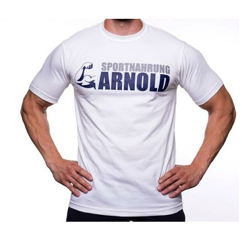 Sportovní Výživa Arnold Tričko, Bílé