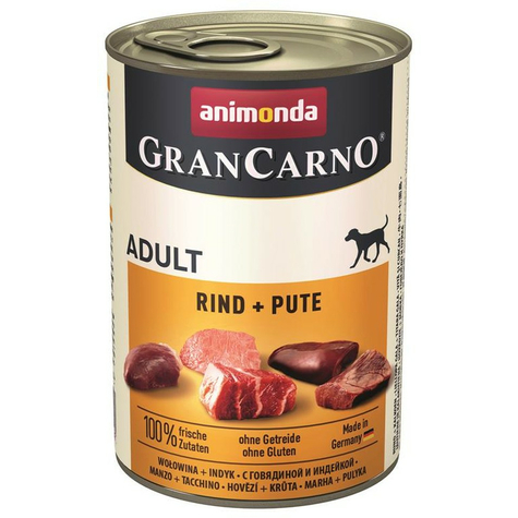 Animonda Dog Grancarno,Carno Adult Hovězí Krůtí 400gd