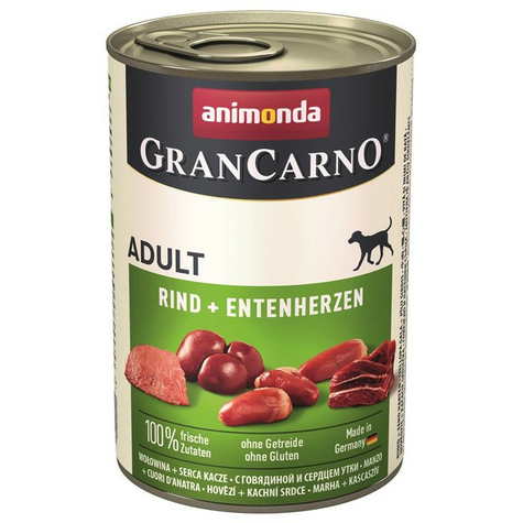 Animonda Dog Grancarno,Carno Adult Ri Duck Heart 400gd