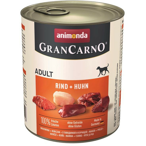 Animonda Dog Grancarno,Carno Adult Hovězí-Kuřecí 800g D