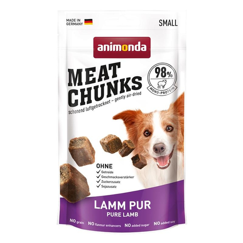 Animonda Dog Snacks,Ani.Meat Chunks Pure Lamb 60g