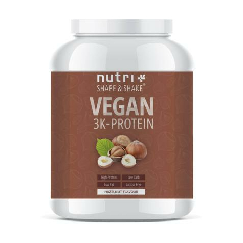Nutri+ Veganský 3k Proteinový Prášek, 1000 G Plechovka