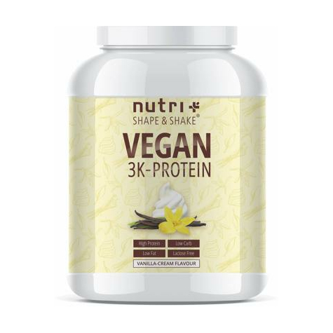 Nutri+ Veganský 3k Proteinový Prášek, 1000 G Plechovka