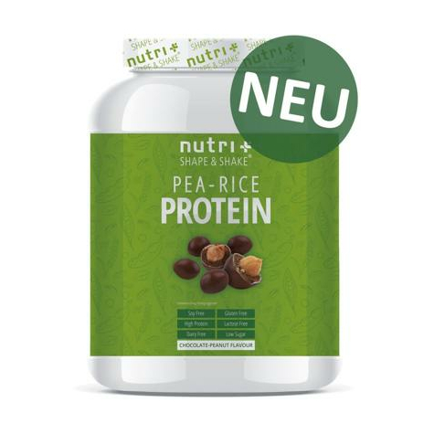 Nutri+ Veganský Hrachový Rýžový Protein, 1000 G Plechovka