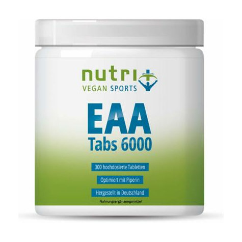Nutri+ Vegan Eaa Tabs 6000, 300 Tablet
