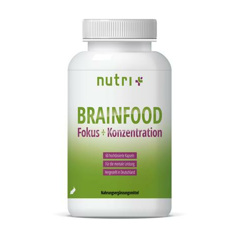Nutri+ Orthomolecular Brainfood, 60 Kapslí