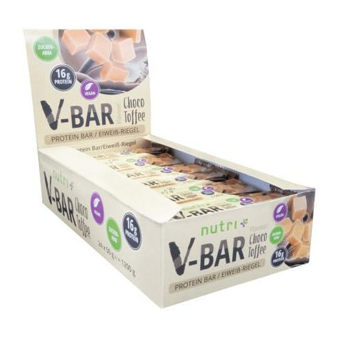Nutri+ Veganská Proteinová Tyčinka V-Bar, Kakao-Káva