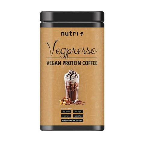 Nutri+ Vegpresso Veganská Proteinová Káva, 840 G Plechovka