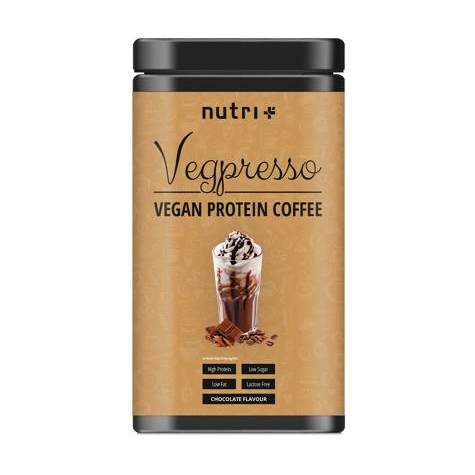 Nutri+ Vegpresso Vegan Protein Coffee, 840 G Can
