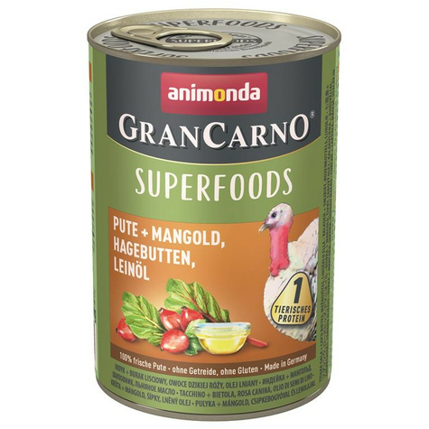 Animonda Dog Grancarno,Grancarno Superf. Turkey 400gd