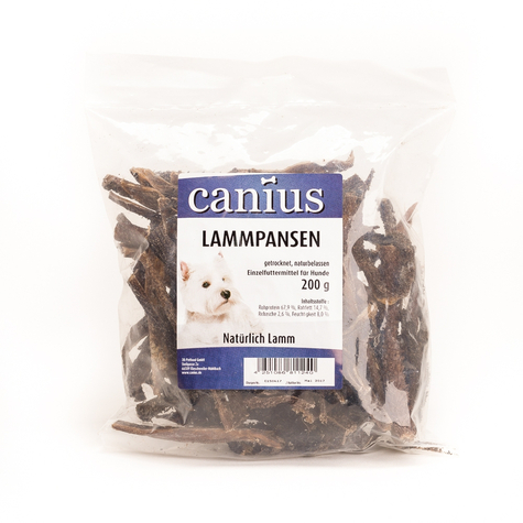 Canius Snacks, Canius Jehněčí Bachor Tr. 200 G