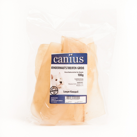 Canius Snacks, Can.Beef Skin Mush.Large 100g