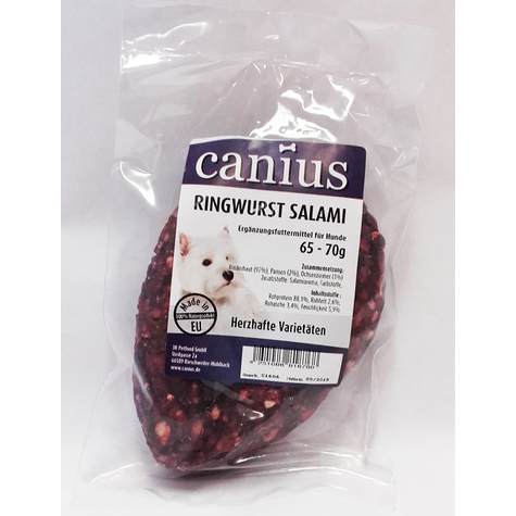 Canius Snacks,Ca.Ringwurst Salám Kl 65g 1st