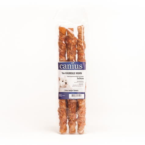 Canius Snacks,Cani. 1m Žvýkací Rolka Kuřecí. 3x34 Cm