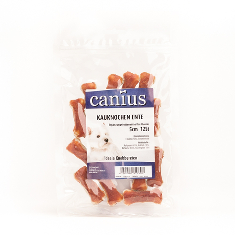Canius Snacks,Cani. Žvýkací Kost Kachna 5cm 12st
