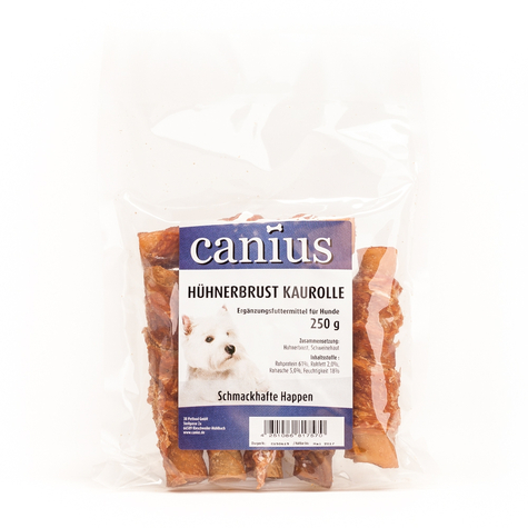 Canius Snacks, Cani. Kuřecí Prsa Žvýkat Roll.250g