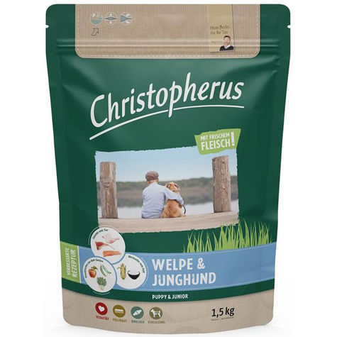 Christopherus Pes,Christo. Štěně-Mladý Pes 1,5kg