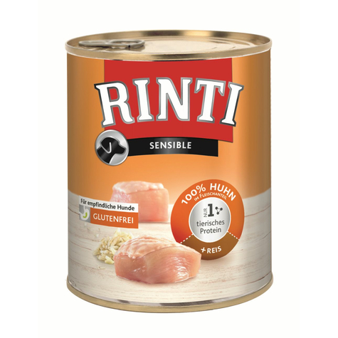 Finn Rinti,Rinti Sensitive Kuřecí Rýže 800gd