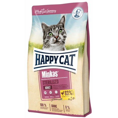 Happy Cat,Hc Minkas Sterilní. Fl. 500g