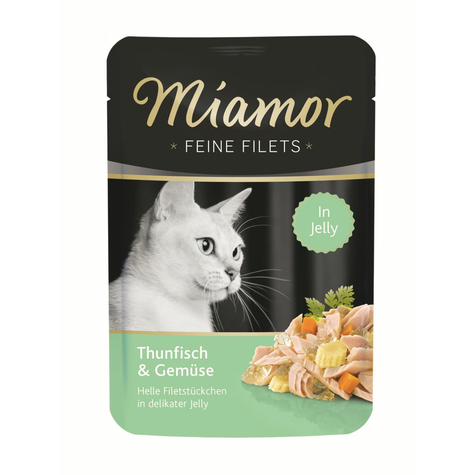 Finnern Miamor,Miamor Filet Z Tuňáka-Zelenina 100gp