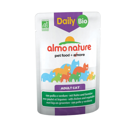 Almo Nature,An Daily Organic Chicken+Vegetables 70gp