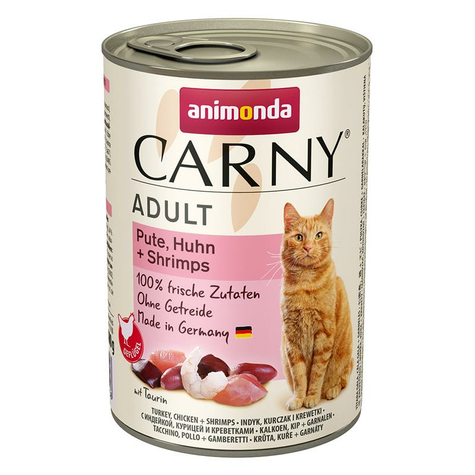 Animonda Kočka Carny,Carny Krůta+Kuře+Krevety 400gd